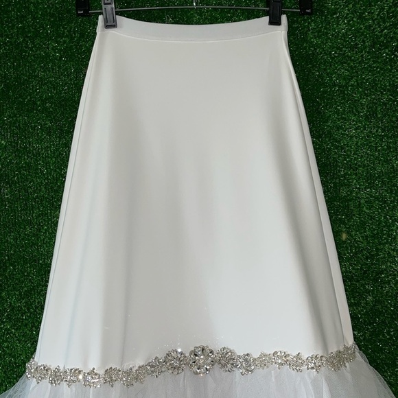 David’s Bridal Petticoat with added crystal appliqués. - Picture 4 of 8